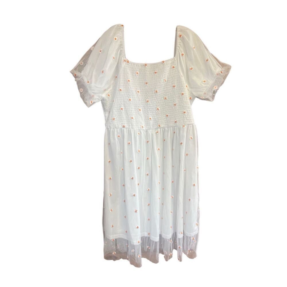 No Brand embroidered Daisy dress Sz XL NWOT